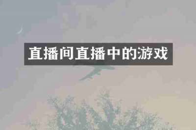 直播间直播中的游戏