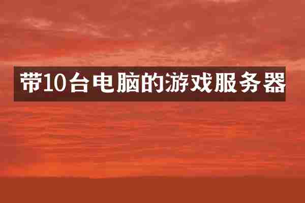 带10台电脑的游戏服务器
