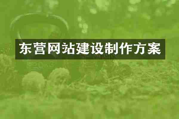 东营网站建设制作方案
