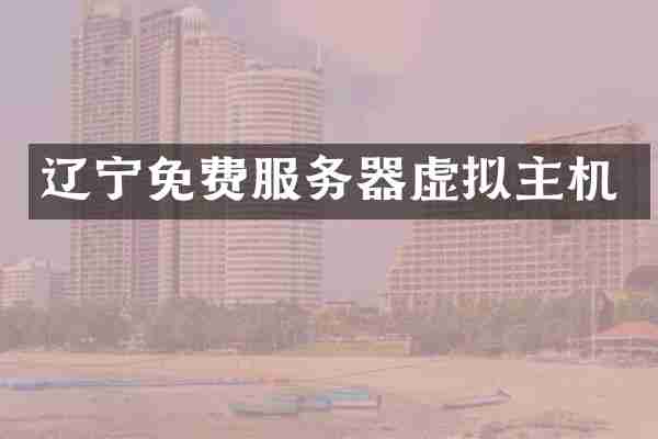 辽宁免费服务器虚拟主机