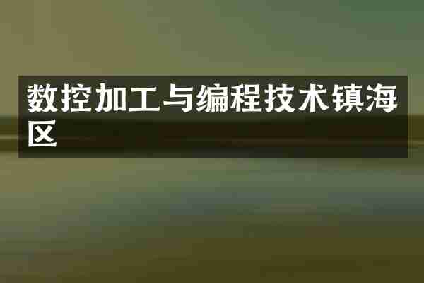 数控加工与编程技术镇海区