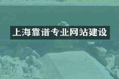 上海靠谱专业网站建设