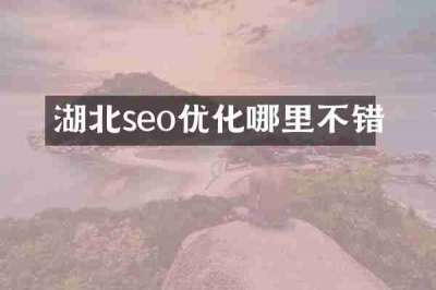 湖北seo优化哪里不错