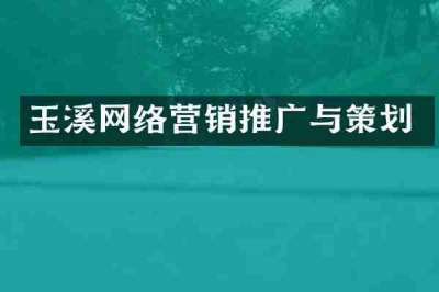 玉溪网络营销推广与策划
