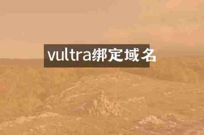 vultra绑定域名
