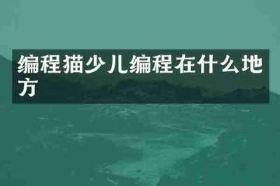 编程猫少儿编程在什么地方