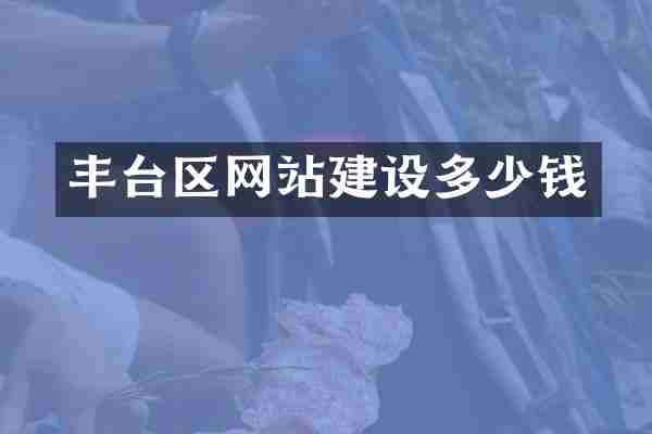 丰台区网站建设多少钱