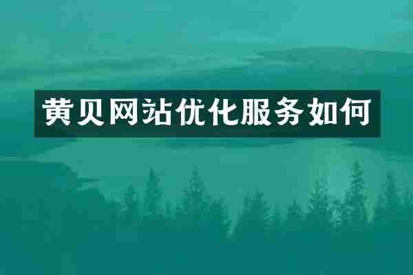 黄贝网站优化服务如何