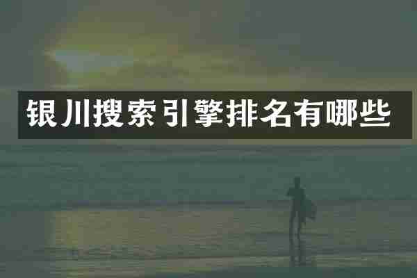 银川搜索引擎排名有哪些