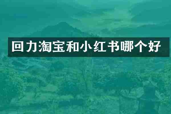 回力淘宝和小红书哪个好