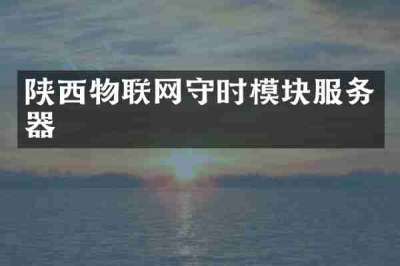 陕西物联网守时模块服务器