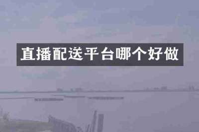 直播配送平台哪个好做