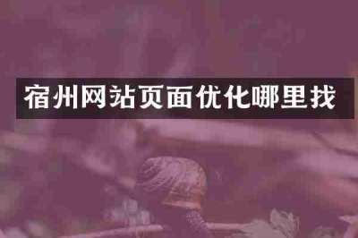 宿州网站页面优化哪里找