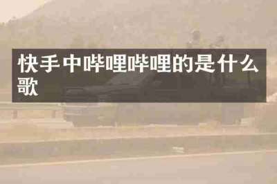 快手中哔哩哔哩的是什么歌