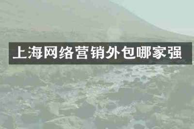 上海网络营销外包哪家强