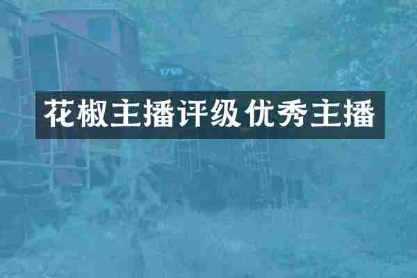 花椒主播评级优秀主播