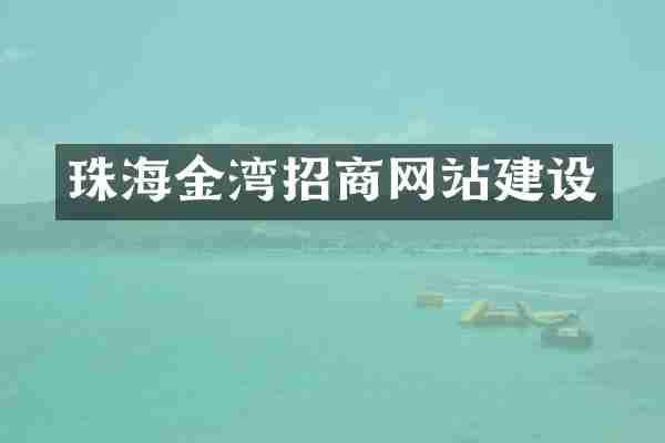 珠海金湾招商网站建设