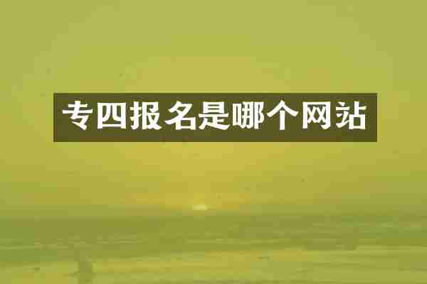 专四报名是哪个网站
