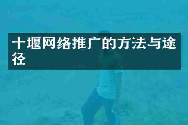 十堰网络推广的方法与途径