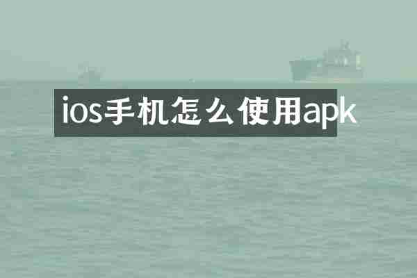 ios手机怎么使用apk