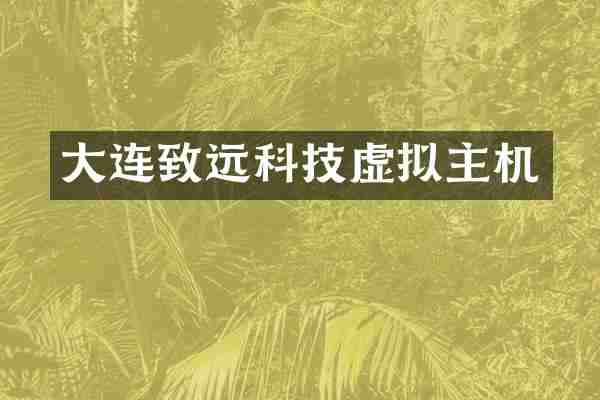 大连致远科技虚拟主机