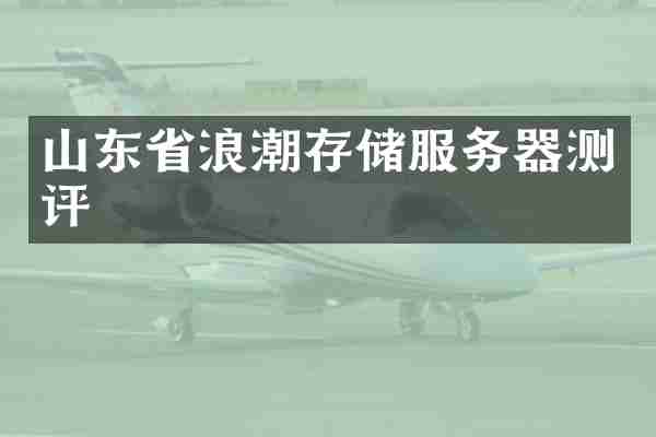 山东省浪潮存储服务器测评
