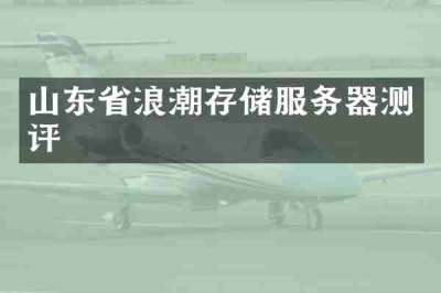 山东省浪潮存储服务器测评