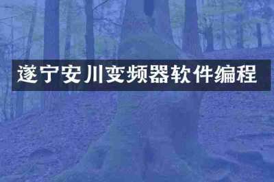 遂宁安川变频器软件编程