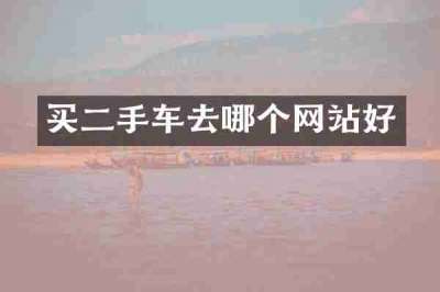 买二手车去哪个网站好