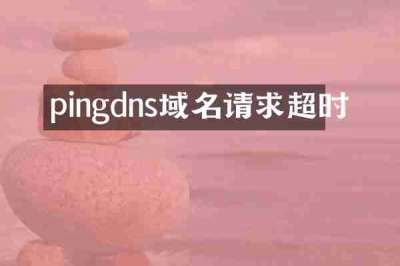 pingdns域名请求超时