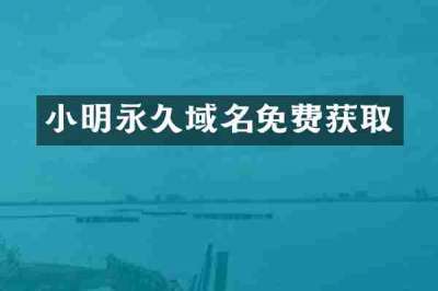 小明永久域名免费获取