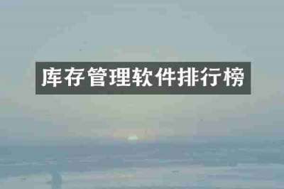 库存管理软件排行榜