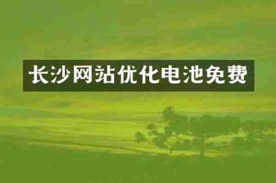 长沙网站优化电池免费