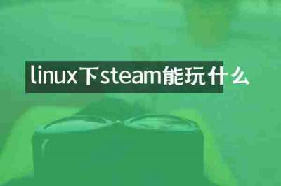 linux下steam能玩什么