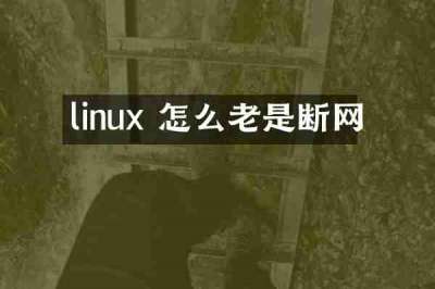 linux 怎么老是断网