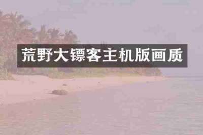 荒野大镖客主机版画质