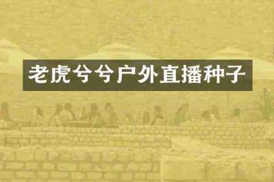老虎兮兮户外直播种子