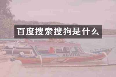 百度搜索搜狗是什么