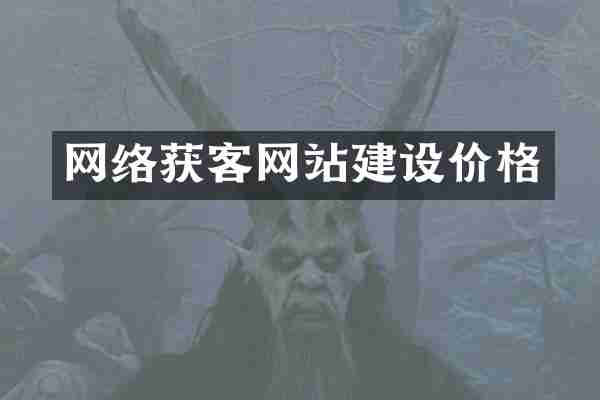 网络获客网站建设价格