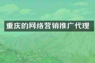 重庆的网络营销推广代理
