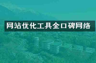 网站优化工具金口碑网络