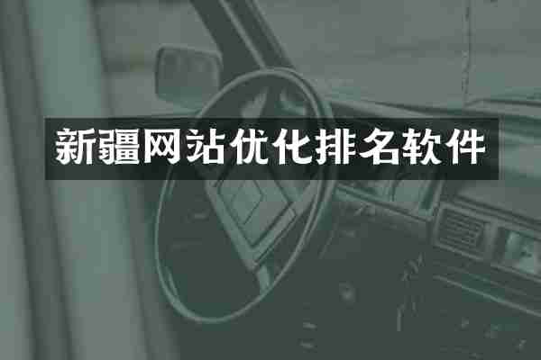 新疆网站优化排名软件