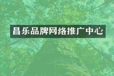昌乐品牌网络推广中心