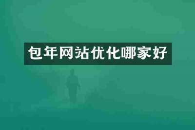 包年网站优化哪家好