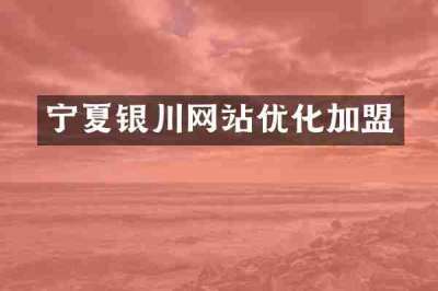 宁夏银川网站优化加盟