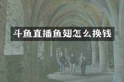 斗鱼直播鱼翅怎么换钱