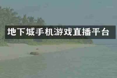地下城手机游戏直播平台