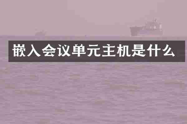 嵌入会议单元主机是什么