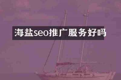 海盐seo推广服务好吗