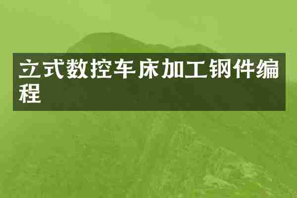 立式数控车床加工钢件编程